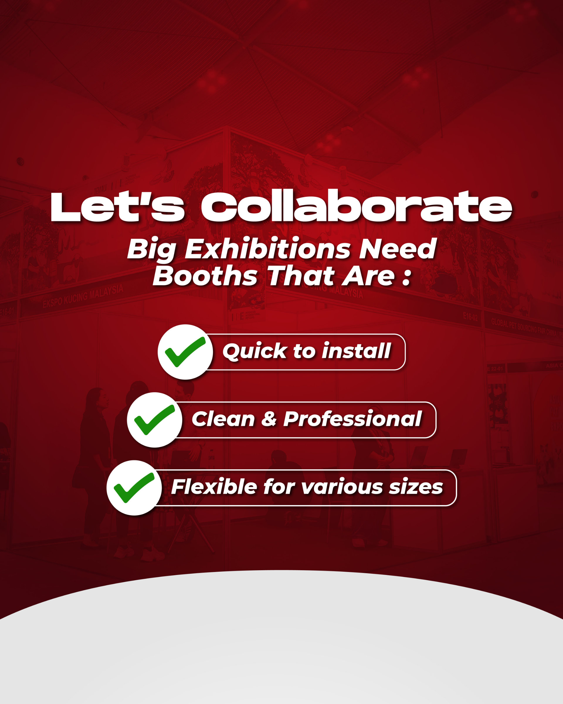 Modular Booth - Let's Collaborate